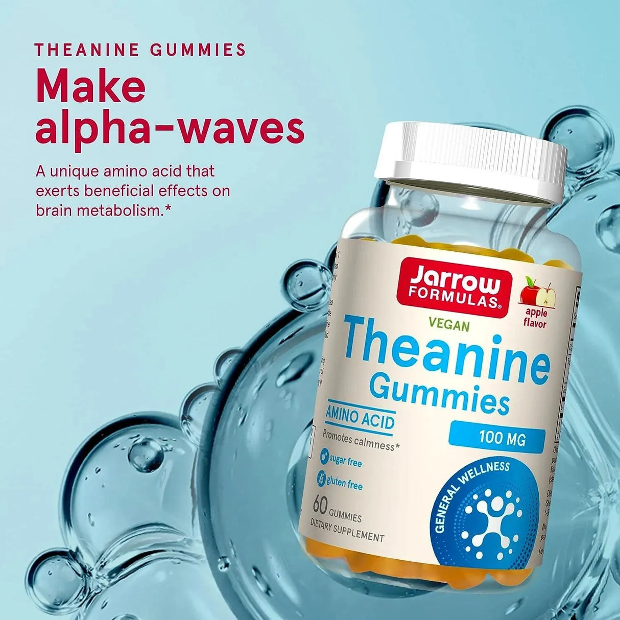 JARROW FORMULAS - Jarrow Formulas Theanine Gummies 100Mg. 60 Gomitas - The Red Vitamin MX - Suplementos Alimenticios - {{ shop.shopifyCountryName }}