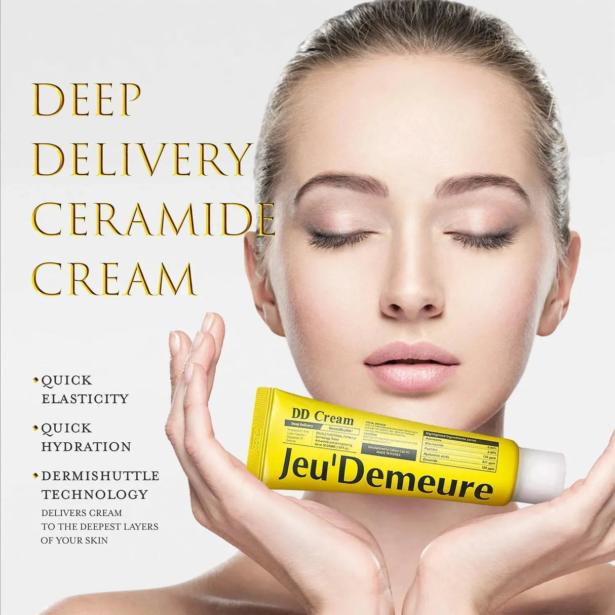 JEU'DEMEURE - JEU'DEMEURE Ceramide Intensive Face and Neck Moisturizer 1.69 Fl.Oz. - The Red Vitamin MX - Cremas Corporales - {{ shop.shopifyCountryName }}