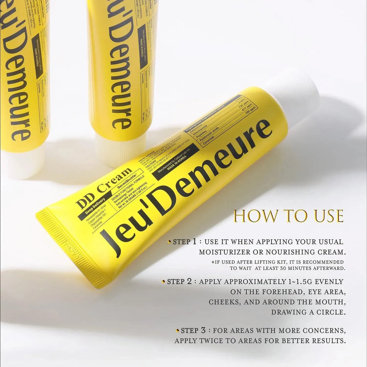 JEU'DEMEURE - JEU'DEMEURE Ceramide Intensive Face and Neck Moisturizer 1.69 Fl.Oz. - The Red Vitamin MX - Cremas Corporales - {{ shop.shopifyCountryName }}