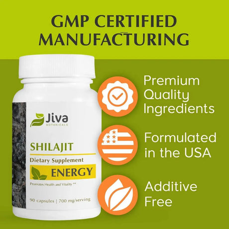 JIVA BOTANICALS - Jiva Botanicals Shilajit 700Mg. 90 Capsulas - The Red Vitamin MX - Suplementos Alimenticios - {{ shop.shopifyCountryName }}