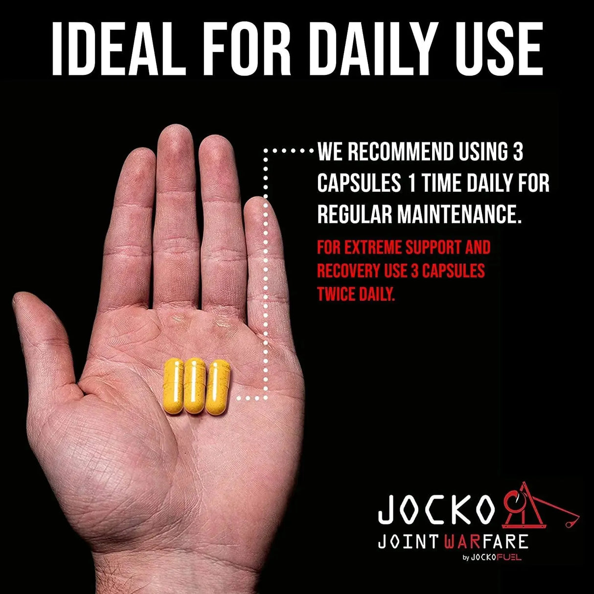 JOCKO FUEL - Jocko Fuel Joint Warfare Joint Support Supplement 180 Capsulas - The Red Vitamin MX - Suplementos Alimenticios - {{ shop.shopifyCountryName }}