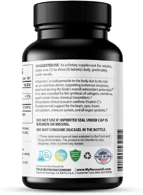 JUST NATURAL - Just Natural Acerola Cherry Vitamin C 1000Mg. 90 Tabletas - The Red Vitamin MX - Suplementos Alimenticios - {{ shop.shopifyCountryName }}