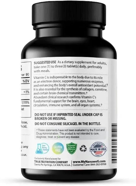 JUST NATURAL - Just Natural Acerola Cherry Vitamin C 1000Mg. 90 Tabletas - The Red Vitamin MX - Suplementos Alimenticios - {{ shop.shopifyCountryName }}