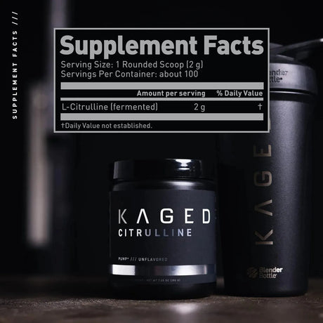 KAGED MUSCLE - Kaged Premium L-Citrulline Powder 200Gr. - The Red Vitamin MX - Suplementos Alimenticios - {{ shop.shopifyCountryName }}