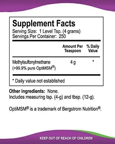 KALA HEALTH - Kala Health MSMPure MSM Powder 1 Kg. - The Red Vitamin MX - Suplementos Alimenticios - {{ shop.shopifyCountryName }}