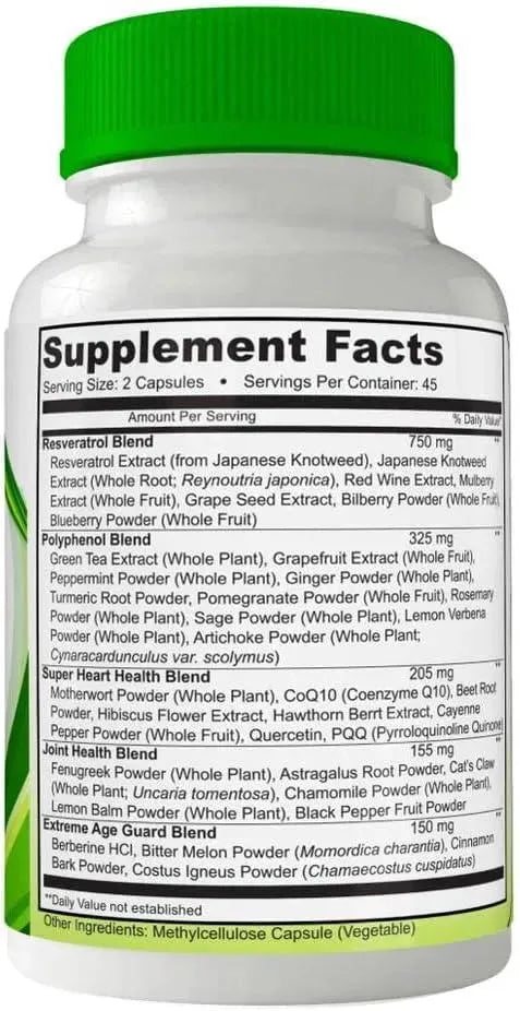 KARIAN HEALTH - Karian Health Extreme Resveratrol 90 Capsulas - The Red Vitamin MX - Suplementos Alimenticios - {{ shop.shopifyCountryName }}