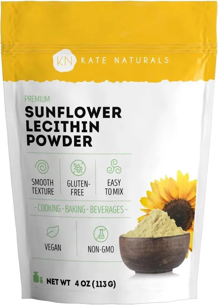 KATE NATURALS - Kate Naturals Sunflower Lecithin Powder 113Gr. - The Red Vitamin MX - Suplementos Alimenticios - {{ shop.shopifyCountryName }}