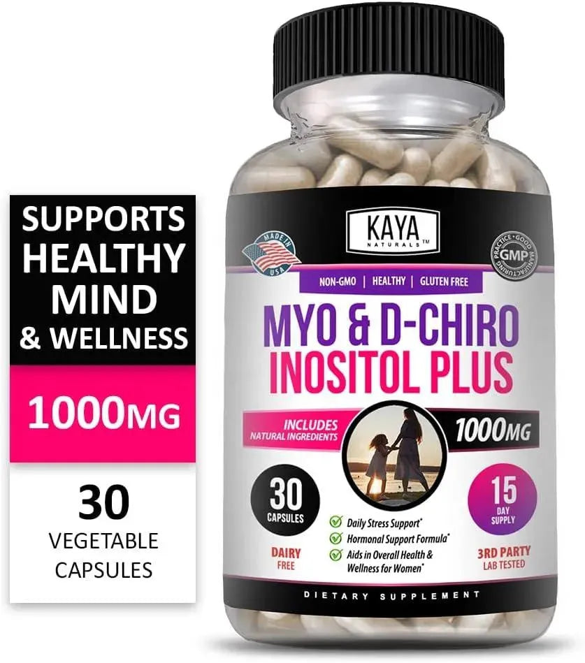 KAYA NATURALS - Kaya Naturals Myo & D-Chiro Inositol 30 Capsulas - The Red Vitamin MX - Suplementos Alimenticios - {{ shop.shopifyCountryName }}