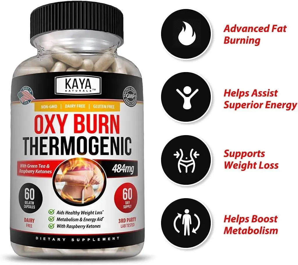 KAYA NATURALS - Kaya Naturals Oxy Burn Supreme Fat Burner 60 Capsulas - The Red Vitamin MX - Suplementos Alimenticios - {{ shop.shopifyCountryName }}