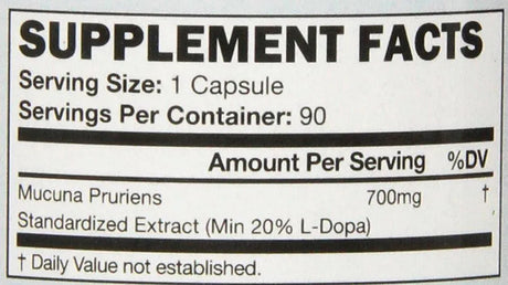 KETER WELLNESS - Keter Wellness Mucuna L-Dopa 20% 90 Capsulas - The Red Vitamin MX - Suplementos Alimenticios - {{ shop.shopifyCountryName }}