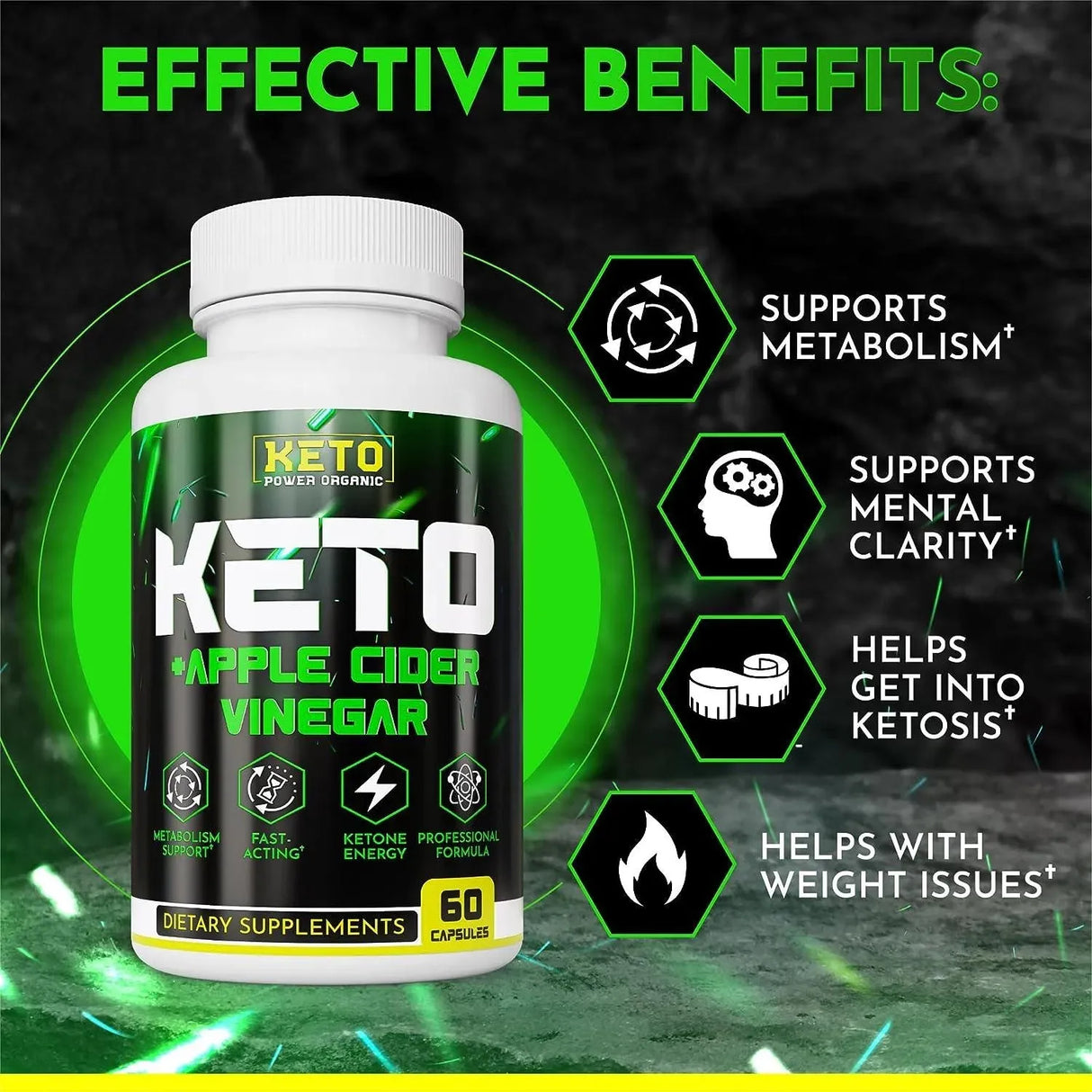 KETO POWER ORGANIC - Keto Power Organic Advanced Weight Management 120 Capsulas - The Red Vitamin MX - Suplementos Alimenticios - {{ shop.shopifyCountryName }}
