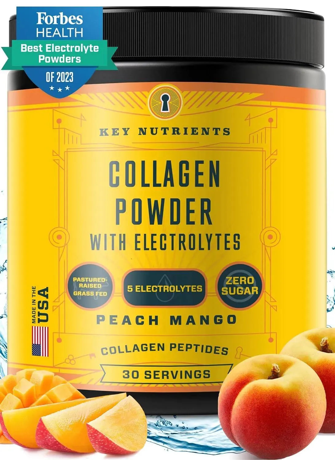 KEY NUTRIENTS - Key Nutrients Collagen Peptides with Electrolytes Powder 30 Servicios 454Gr. - The Red Vitamin MX - Suplementos Alimenticios - {{ shop.shopifyCountryName }}