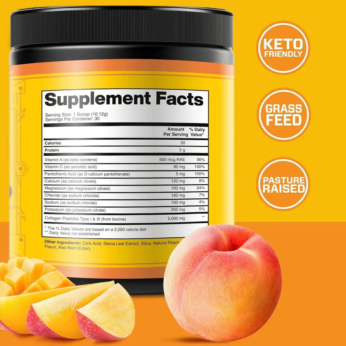 KEY NUTRIENTS - Key Nutrients Collagen Peptides with Electrolytes Powder 30 Servicios 454Gr. - The Red Vitamin MX - Suplementos Alimenticios - {{ shop.shopifyCountryName }}