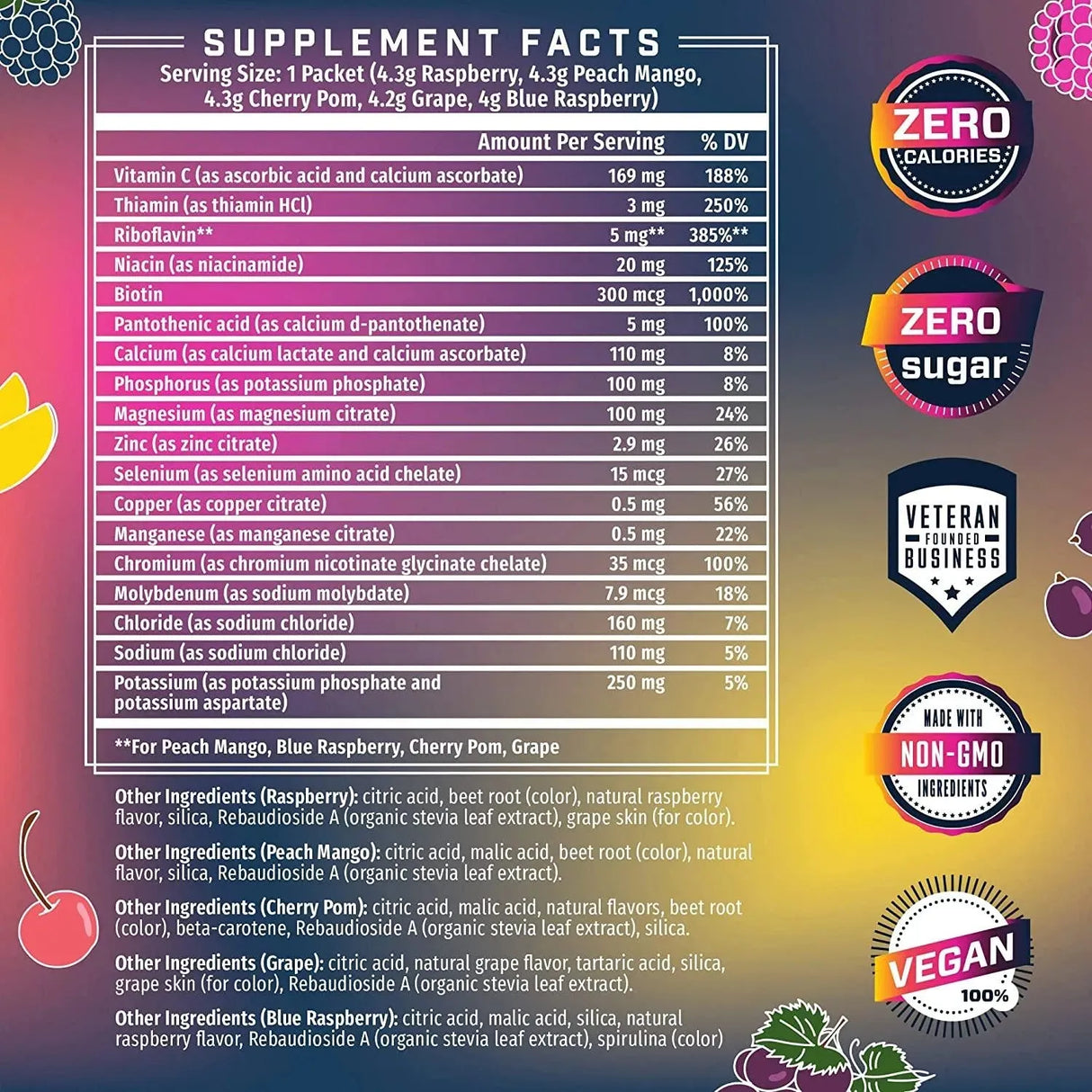 KEY NUTRIENTS - Key Nutrients Electrolytes Powder Packets 5 Delicious Flavors 10 Paquetes - The Red Vitamin MX - Suplementos Alimenticios - {{ shop.shopifyCountryName }}
