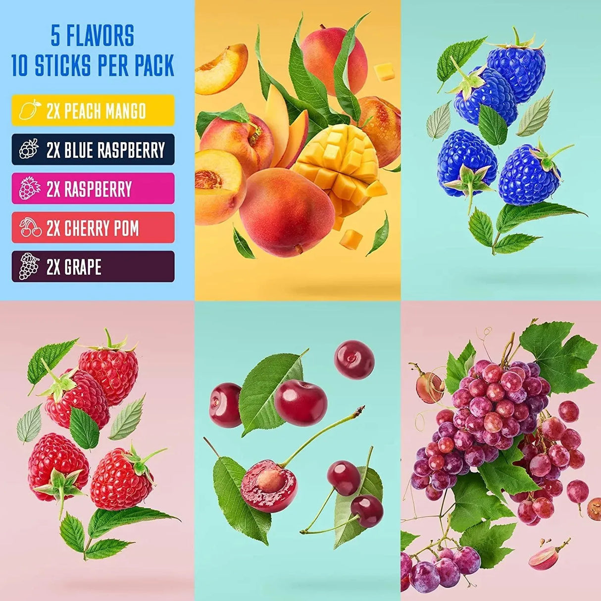 KEY NUTRIENTS - Key Nutrients Electrolytes Powder Packets 5 Delicious Flavors 10 Paquetes - The Red Vitamin MX - Suplementos Alimenticios - {{ shop.shopifyCountryName }}