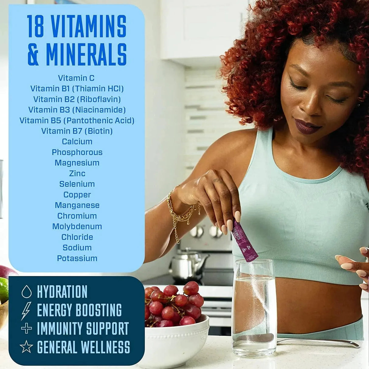 KEY NUTRIENTS - Key Nutrients Electrolytes Powder Packets 5 Delicious Flavors 10 Paquetes - The Red Vitamin MX - Suplementos Alimenticios - {{ shop.shopifyCountryName }}