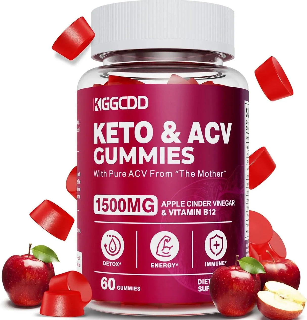 KGGCDD - KGGCDD Keto ACV Gummies 60 Gomitas - The Red Vitamin MX - Suplementos Alimenticios - {{ shop.shopifyCountryName }}