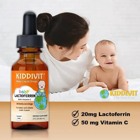 KIDDIVIT - Kiddivit Baby Lactoferrin Liquid Drops 60Ml. - The Red Vitamin MX - Suplementos Alimenticios - {{ shop.shopifyCountryName }}