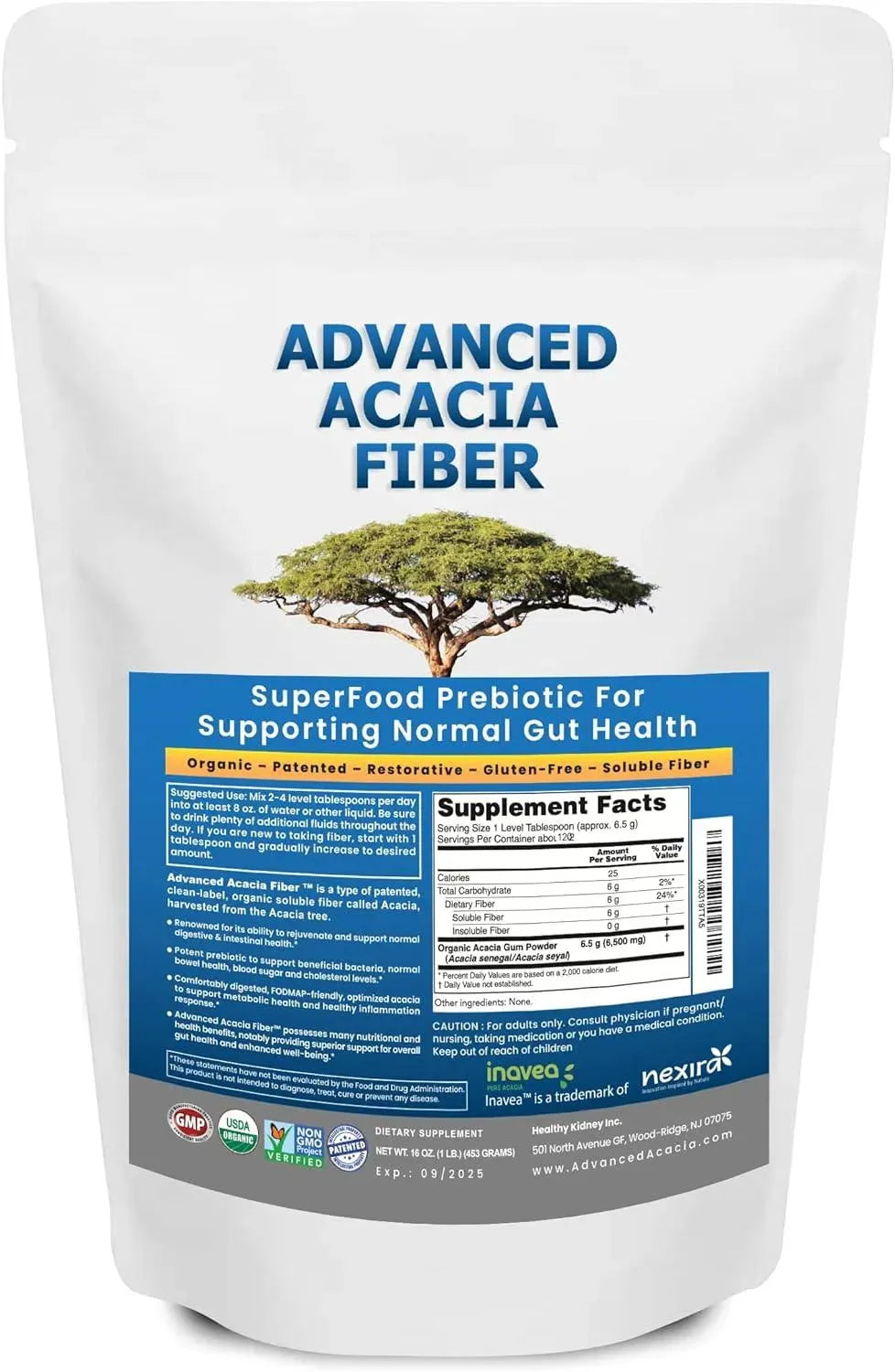 KIDNEY RESTORE - Kidney Restore Advanced Acacia Fiber Powder 453Gr. - The Red Vitamin MX - Suplementos Alimenticios - {{ shop.shopifyCountryName }}