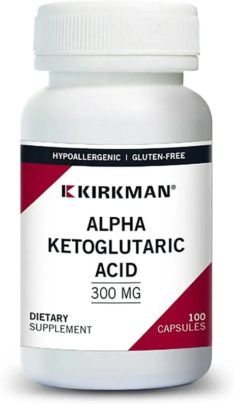 KIRKMAN - Kirkman Alpha-Ketoglutaric Acid 300Mg. 100 Capsulas - The Red Vitamin MX - Suplementos Alimenticios - {{ shop.shopifyCountryName }}