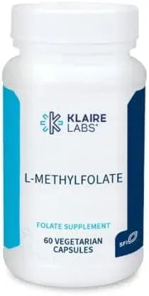 KLAIRE LABS - Klaire Labs L-Methylfolate 1000mcg 60 Capsulas - The Red Vitamin MX - Suplementos Alimenticios - {{ shop.shopifyCountryName }}