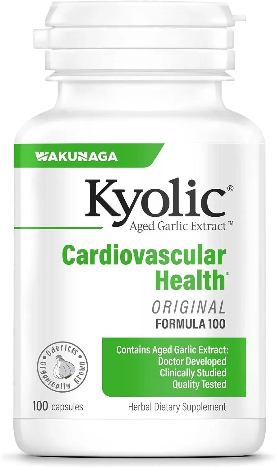 KYOLIC - Kyolic Aged Garlic Extract Formula 100 - 100 Capsulas - The Red Vitamin MX - Suplementos Alimenticios - {{ shop.shopifyCountryName }}