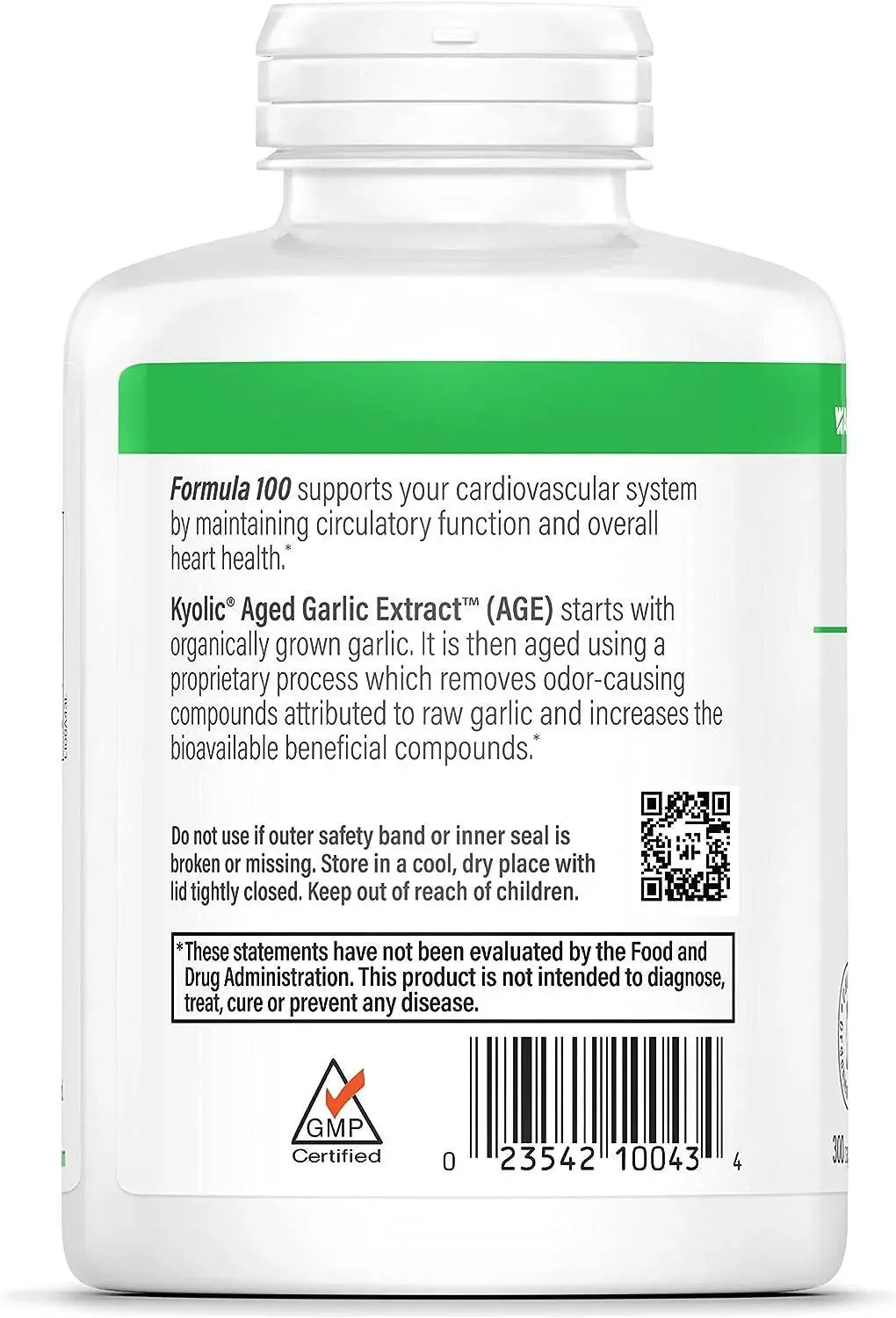 KYOLIC - Kyolic Aged Garlic Extract Formula 100 - 300 Capsulas - The Red Vitamin MX - Suplementos Alimenticios - {{ shop.shopifyCountryName }}