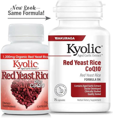 KYOLIC - Kyolic Red Rice Yeast & Coq10 75 Capsulas - The Red Vitamin MX - Suplementos Alimenticios - {{ shop.shopifyCountryName }}