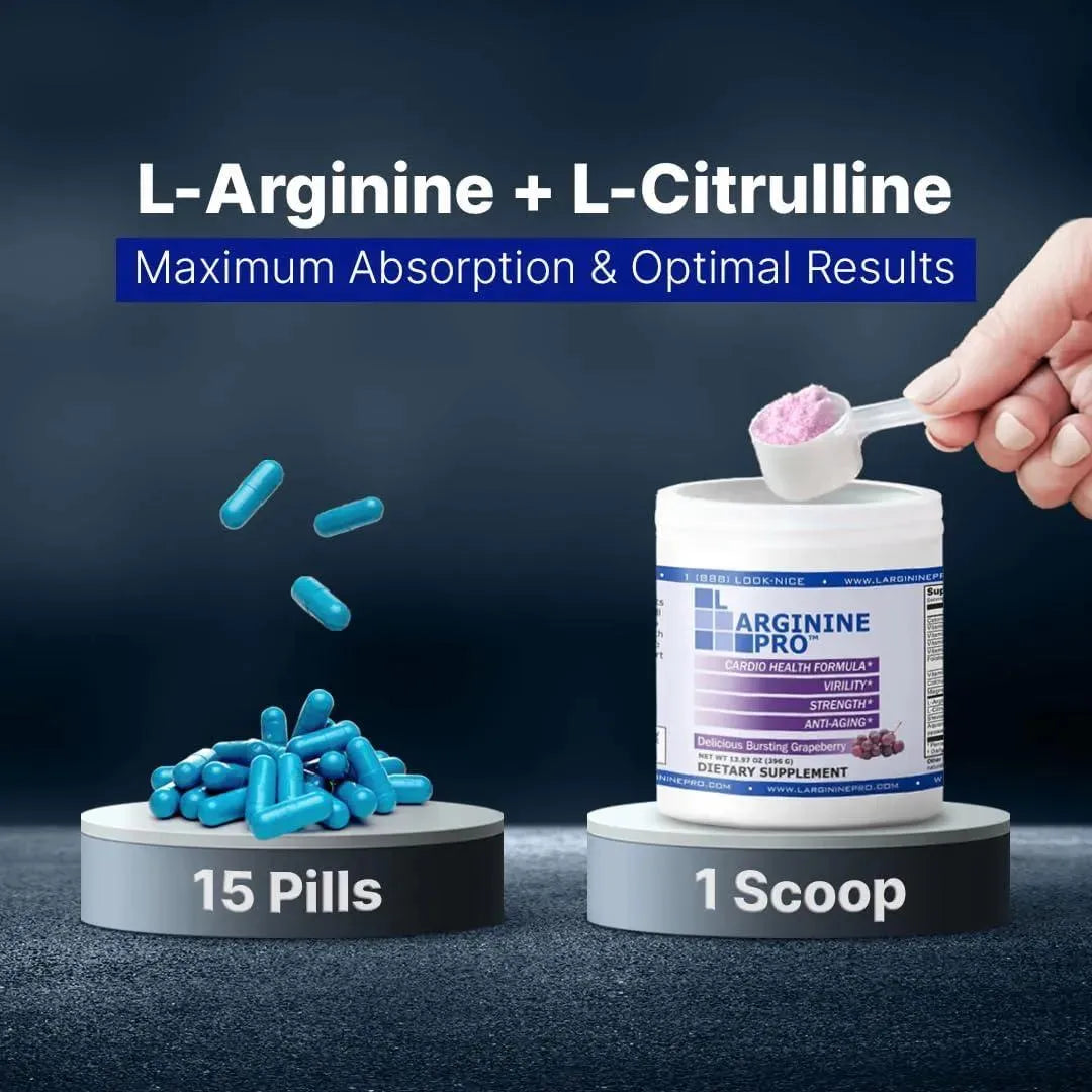 L-ARGININE PRO - L-ARGININE PRO L-arginine Supplement Powder Grape Berry 396Gr. - The Red Vitamin MX - Suplementos Alimenticios - {{ shop.shopifyCountryName }}