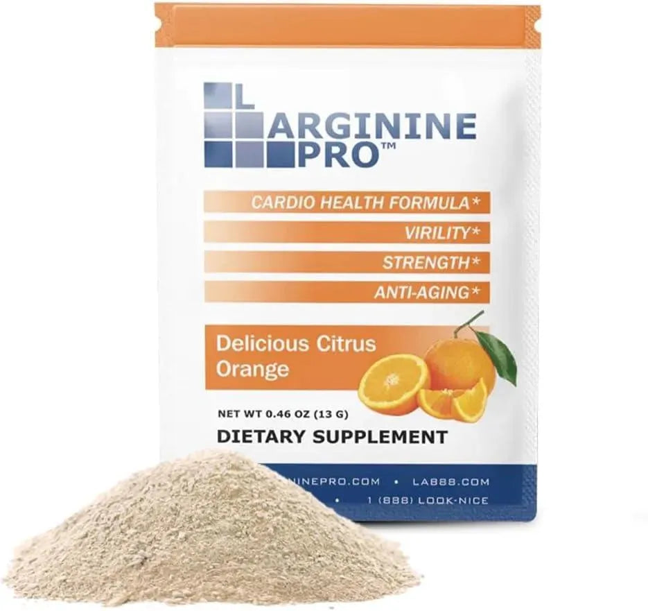 L-ARGININE PRO - L-ARGININE PRO Supplement ON-The-GO Single Serve Travel Packets Orange 30 Paquetes - The Red Vitamin MX - Suplementos Alimenticios - {{ shop.shopifyCountryName }}