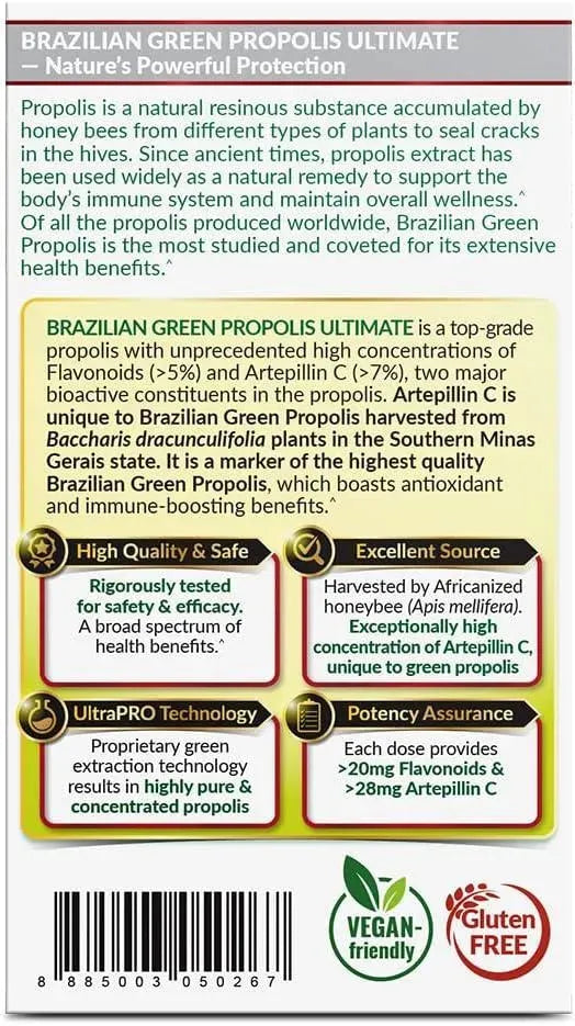 LABO NUTRITION - LABO Nutrition Brazilian Green Propolis Ultimate 60 Capsulas - The Red Vitamin MX - Suplementos Alimenticios - {{ shop.shopifyCountryName }}