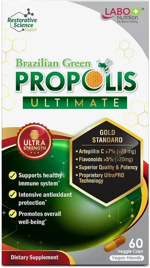 LABO NUTRITION - LABO Nutrition Brazilian Green Propolis Ultimate 60 Capsulas - The Red Vitamin MX - Suplementos Alimenticios - {{ shop.shopifyCountryName }}