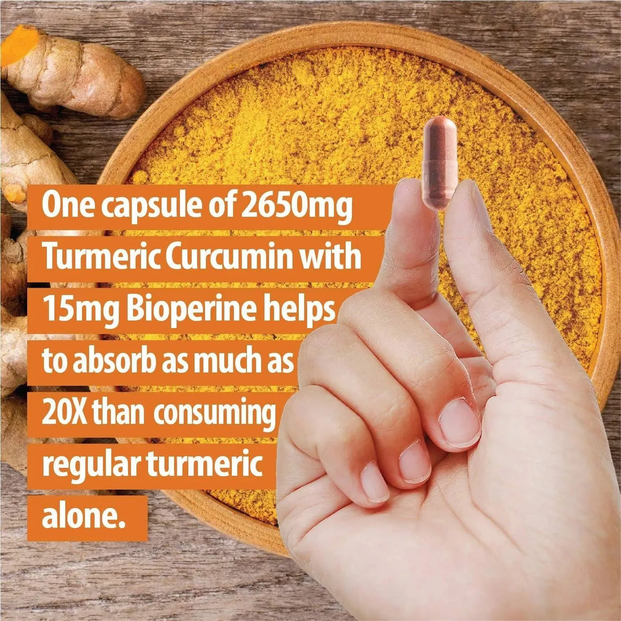 LABSMEN - Labsmen Vegan Turmeric Curcumin with Black Pepper 2665Mg. 60 Capsulas - The Red Vitamin MX - Suplementos Alimenticios - {{ shop.shopifyCountryName }}