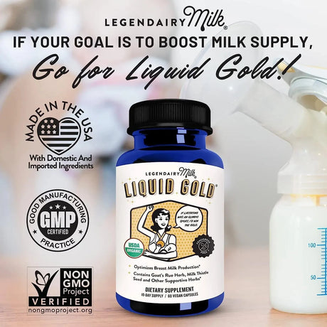 LEGENDARY MILK - Legendairy Milk Liquid Gold Lactation 60 Capsulas - The Red Vitamin MX - Suplementos Alimenticios - {{ shop.shopifyCountryName }}