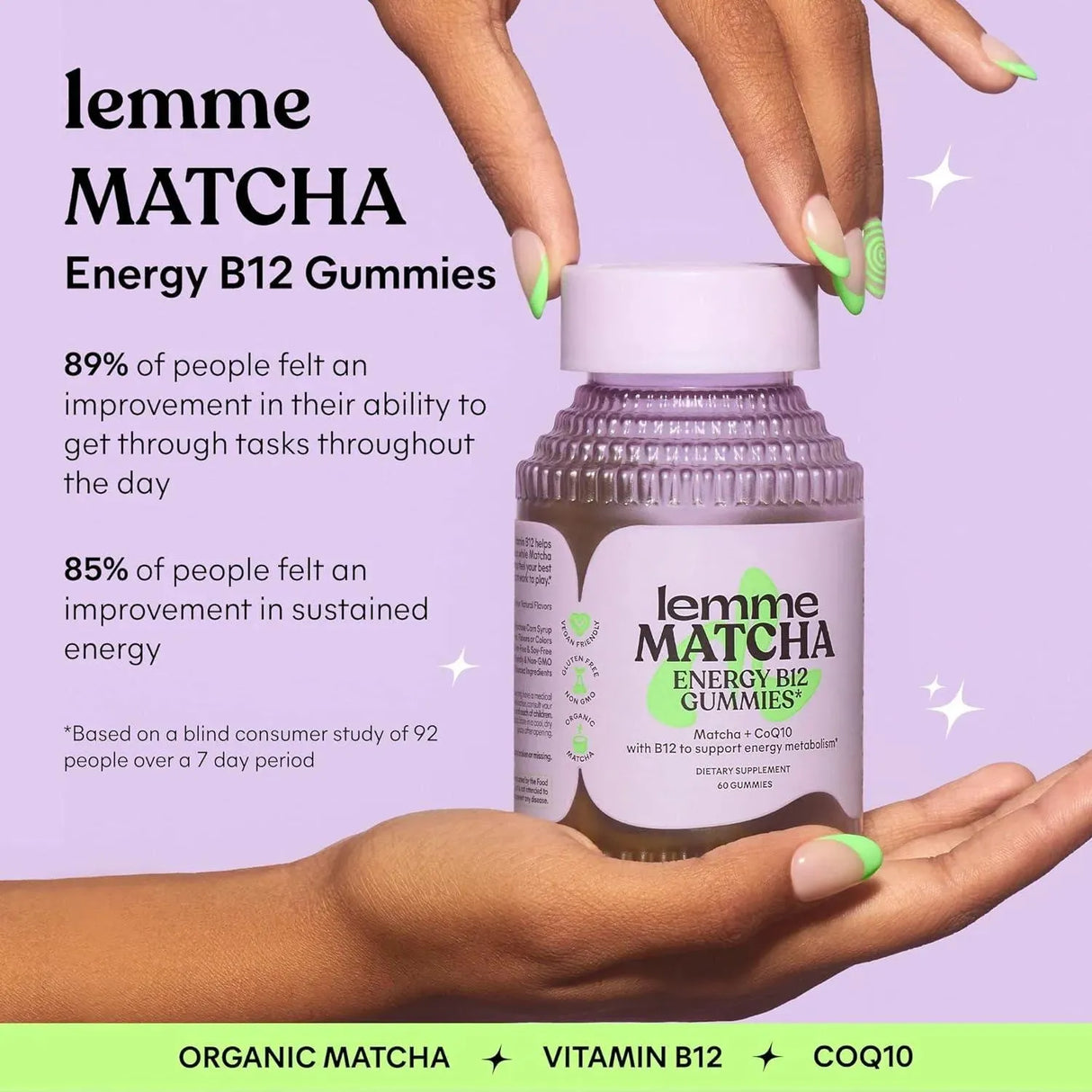 LEMME - Lemme Matcha Superfood Energy Gummies 60 Gomitas - The Red Vitamin MX - Suplementos Alimenticios - {{ shop.shopifyCountryName }}