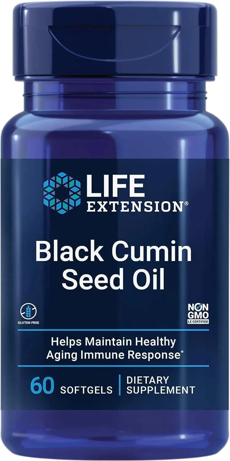 LIFE EXTENSION - Life Extension Black Cumin Seed Oil 500Mg. 60 Capsulas Blandas - The Red Vitamin MX - Suplementos Alimenticios - {{ shop.shopifyCountryName }}