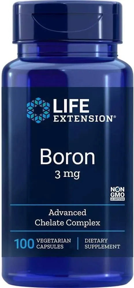 LIFE EXTENSION - Life Extension Boron 3 Mg. 100 Capsulas - The Red Vitamin MX - Suplementos Alimenticios - {{ shop.shopifyCountryName }}