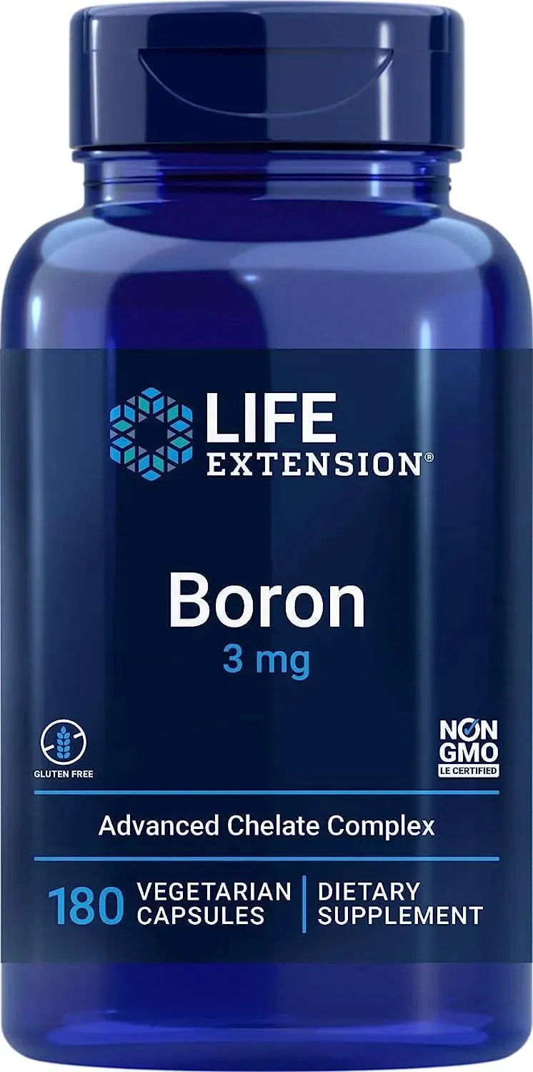 LIFE EXTENSION - Life Extension Boron 3 Mg. 180 Capsulas - The Red Vitamin MX - Suplementos Alimenticios - {{ shop.shopifyCountryName }}