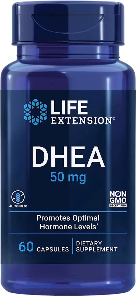 LIFE EXTENSION - Life Extension DHEA 50Mg. 60 Capsulas - The Red Vitamin MX - Suplementos Alimenticios - {{ shop.shopifyCountryName }}