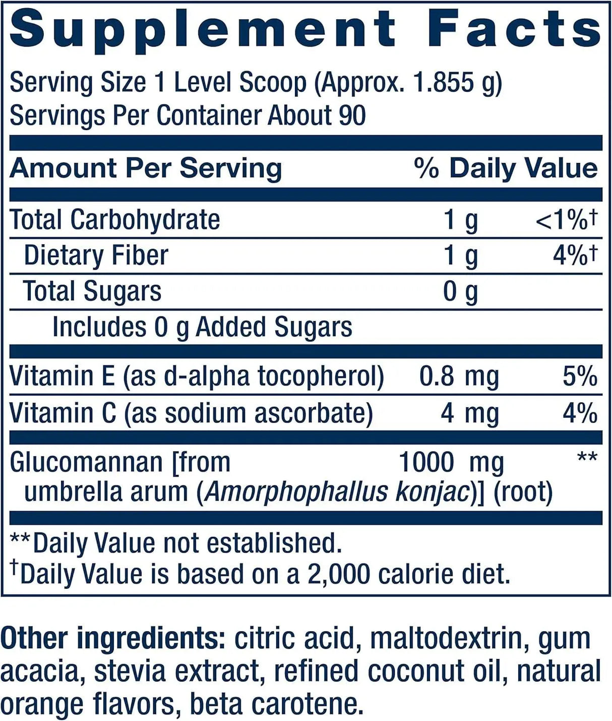 LIFE EXTENSION - Life Extension Easy Fiber Glucomannan Fiber 167Gr. - The Red Vitamin MX - Suplementos Alimenticios - {{ shop.shopifyCountryName }}