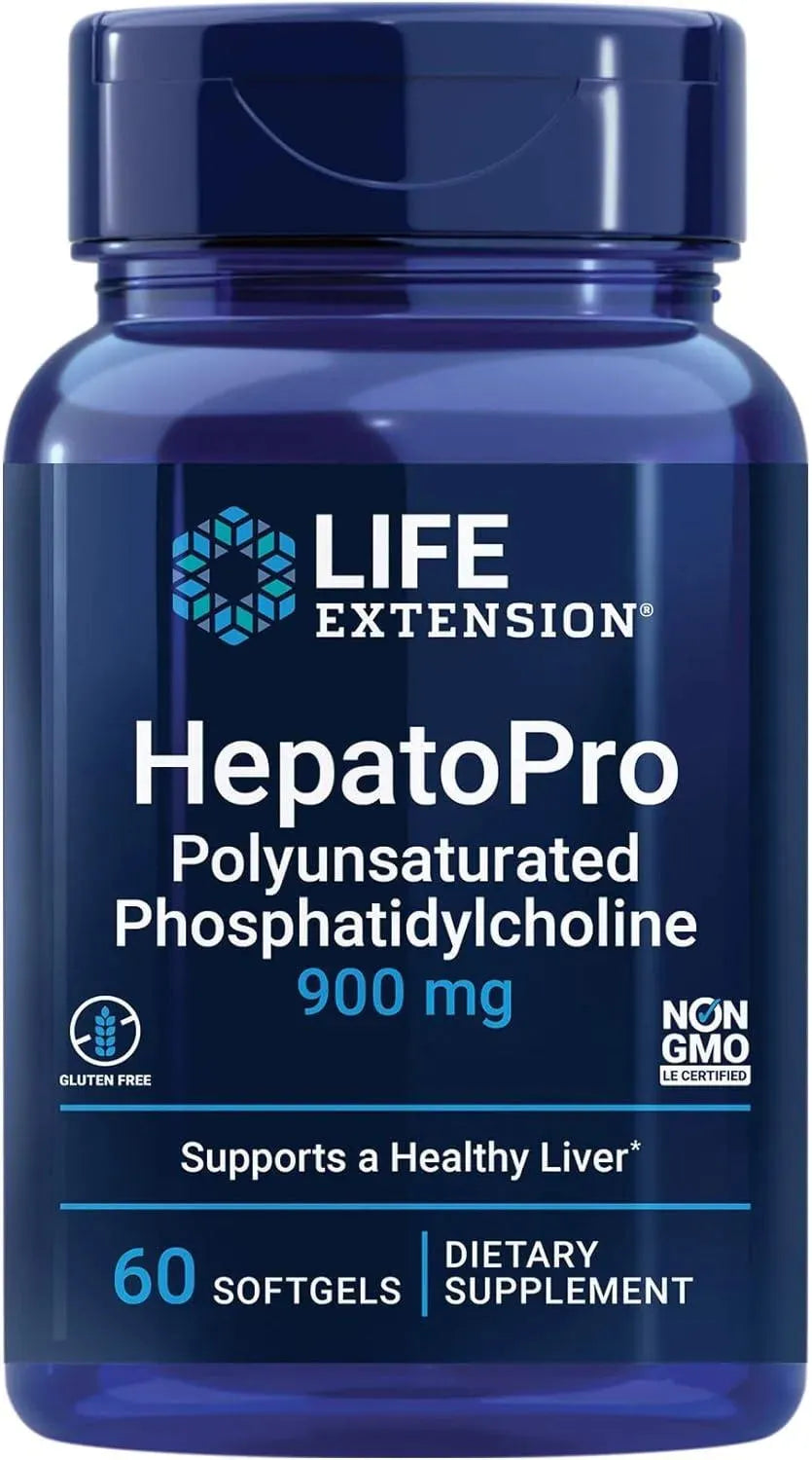 LIFE EXTENSION - Life Extension HepatoPro Polyunsaturated Phosphatidylcholine 60 Capsulas Blandas - The Red Vitamin MX - Suplementos Alimenticios - {{ shop.shopifyCountryName }}
