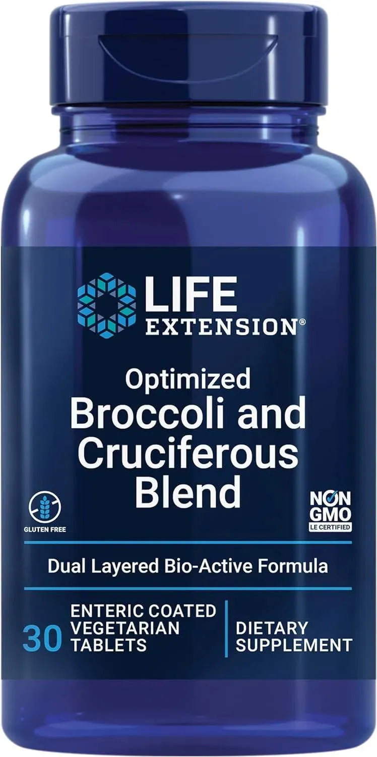 LIFE EXTENSION - Life Extension Optimized Broccoli & Cruciferous Blend 60 Capsulas - The Red Vitamin MX - Suplementos Alimenticios - {{ shop.shopifyCountryName }}