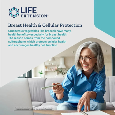 LIFE EXTENSION - Life Extension Optimized Broccoli & Cruciferous Blend 60 Capsulas - The Red Vitamin MX - Suplementos Alimenticios - {{ shop.shopifyCountryName }}