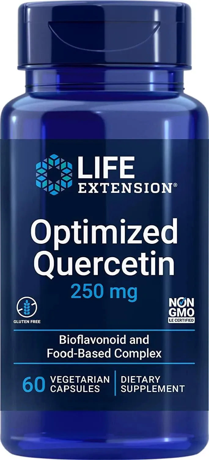 LIFE EXTENSION - Life Extension Optimized Quercetin 250Mg. 60 Capsulas - The Red Vitamin MX - Suplementos Alimenticios - {{ shop.shopifyCountryName }}