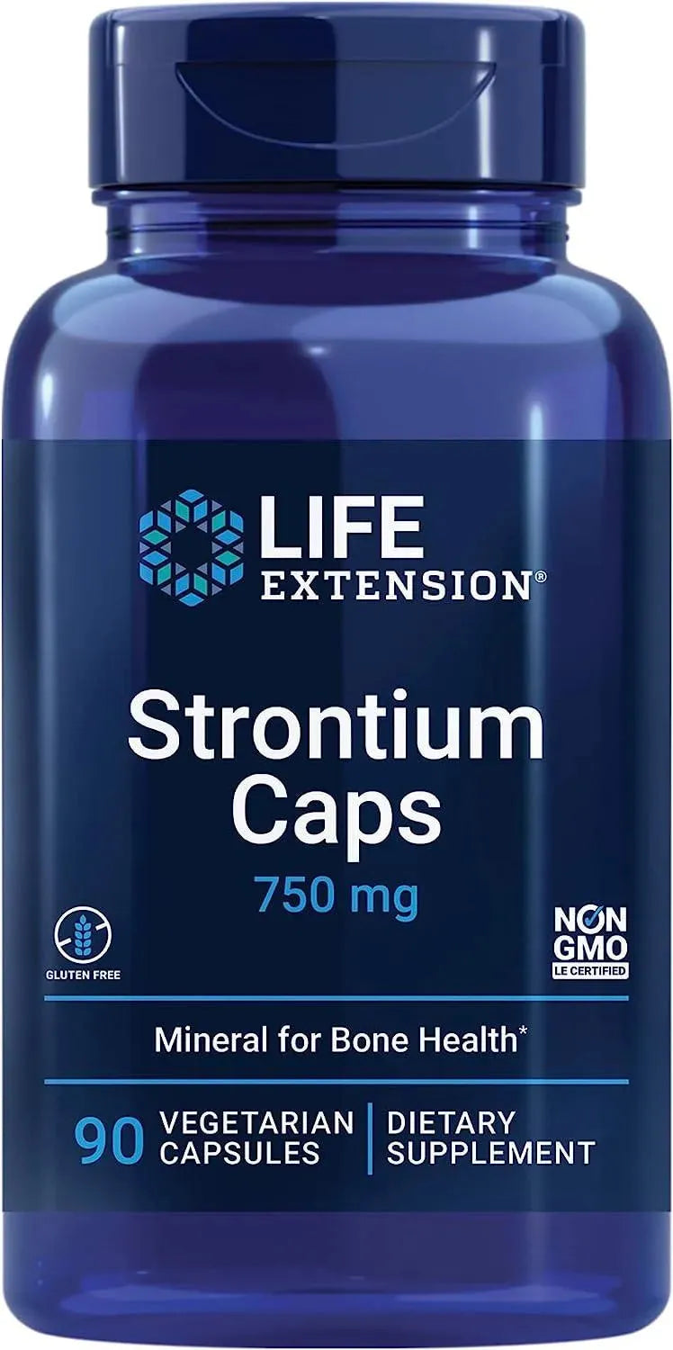 LIFE EXTENSION - Life Extension Strontium 750Mg. 90 Capsulas - The Red Vitamin MX - Suplementos Alimenticios - {{ shop.shopifyCountryName }}