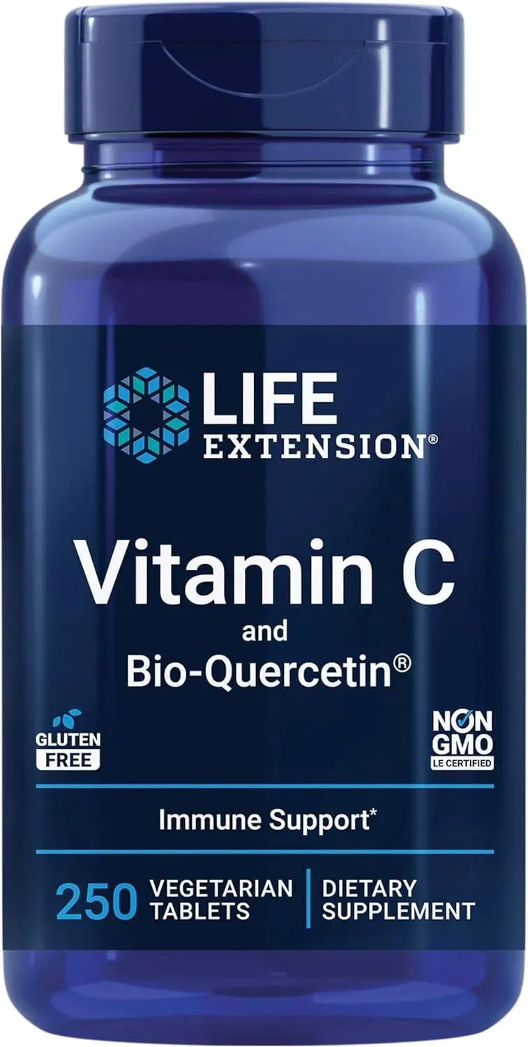 LIFE EXTENSION - Life Extension Vitamin C & Bio-Quercetin 250 Tabletas - The Red Vitamin MX - Suplementos Alimenticios - {{ shop.shopifyCountryName }}