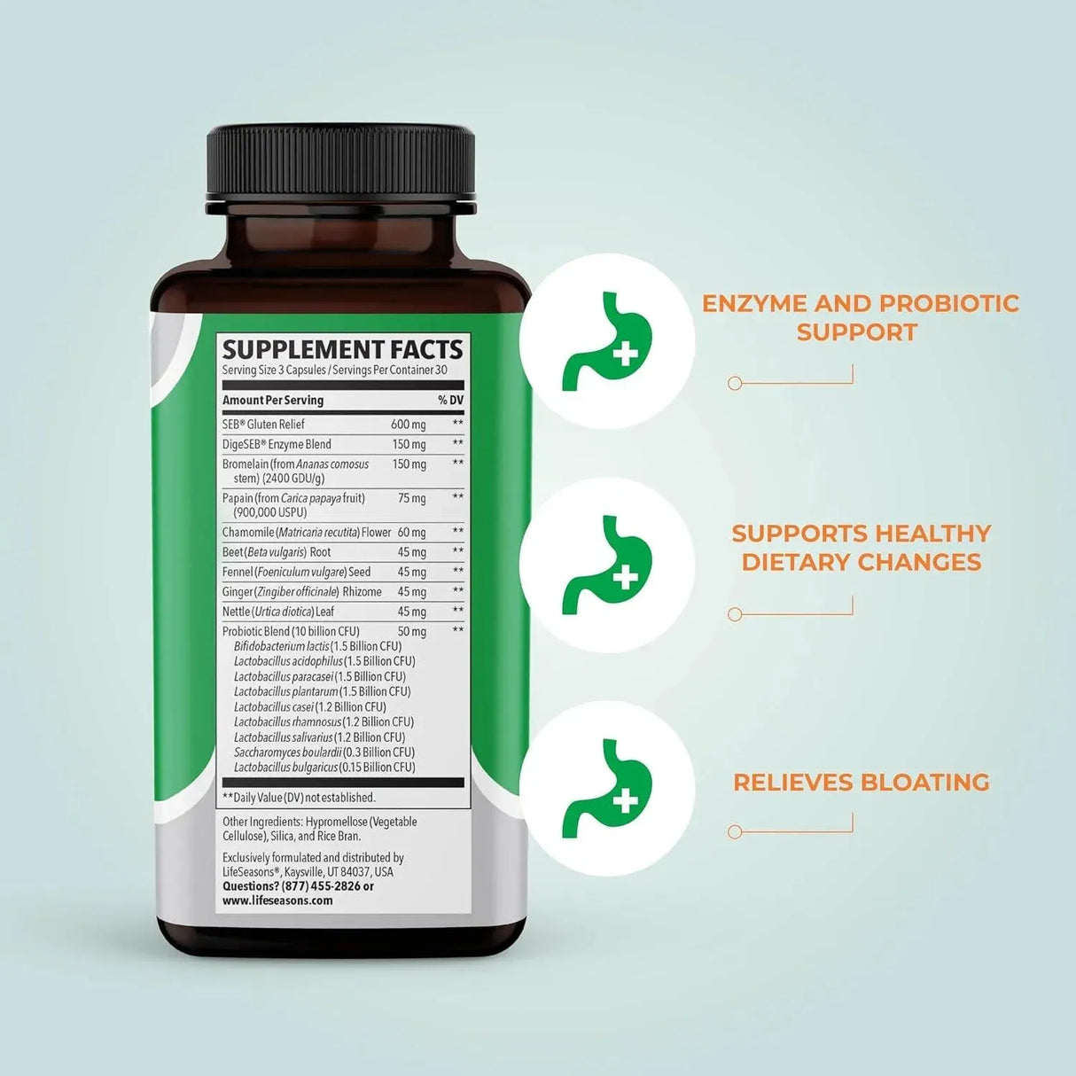 LIFE SEASONS - LifeSeasons Digestivi-T 90 Capsulas - The Red Vitamin MX - Suplementos Alimenticios - {{ shop.shopifyCountryName }}