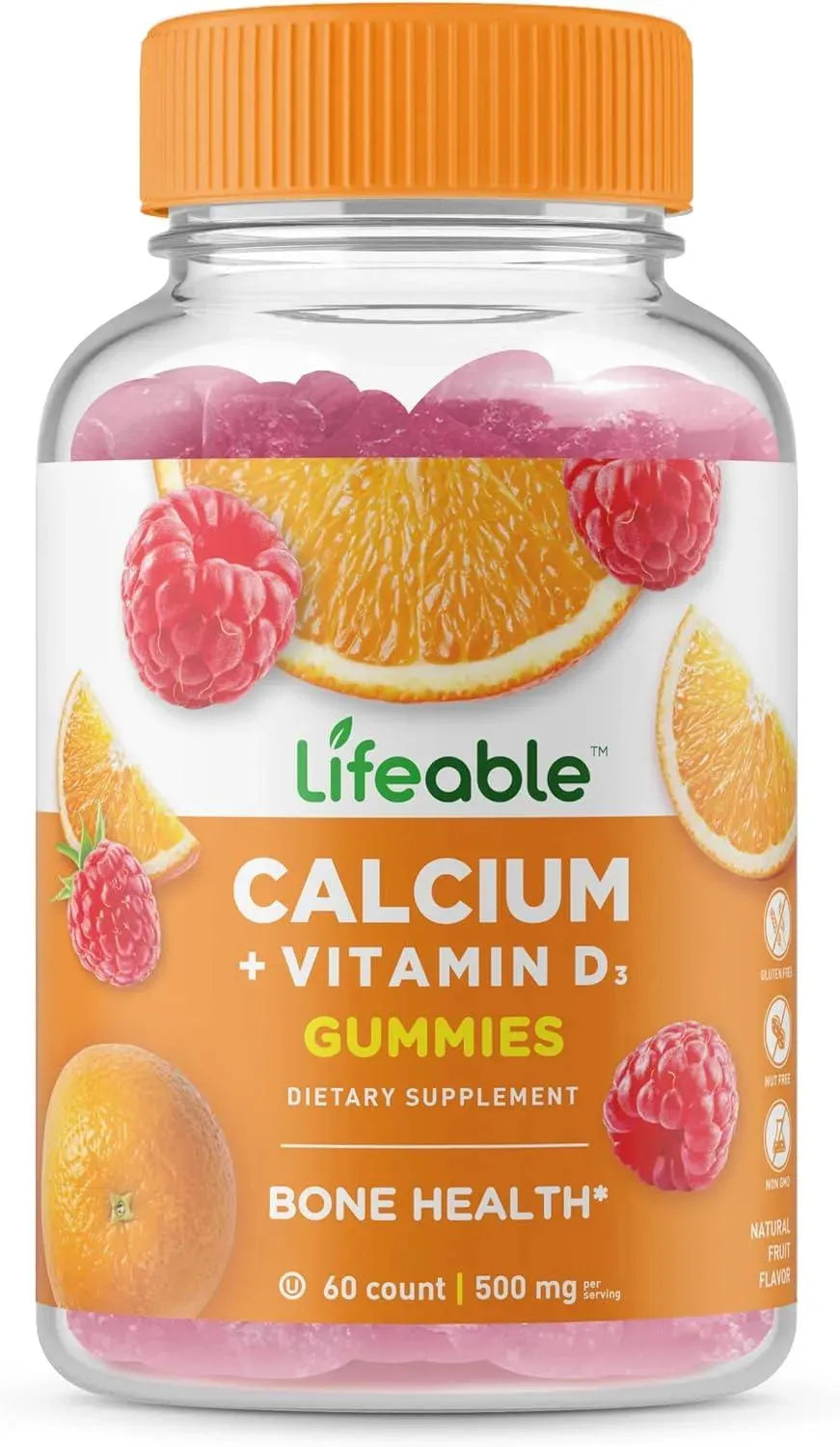 LIFEABLE - Lifeable Calcium 500Mg. with Vitamin D3 60 Gomitas - The Red Vitamin MX - Suplementos Alimenticios - {{ shop.shopifyCountryName }}