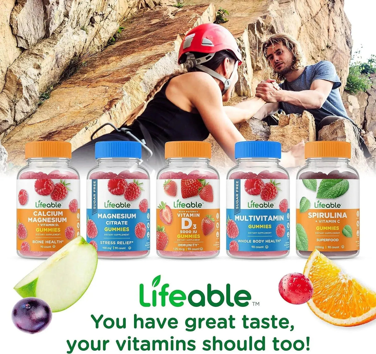LIFEABLE - Lifeable Calcium 500Mg. with Vitamin D3 60 Gomitas - The Red Vitamin MX - Suplementos Alimenticios - {{ shop.shopifyCountryName }}