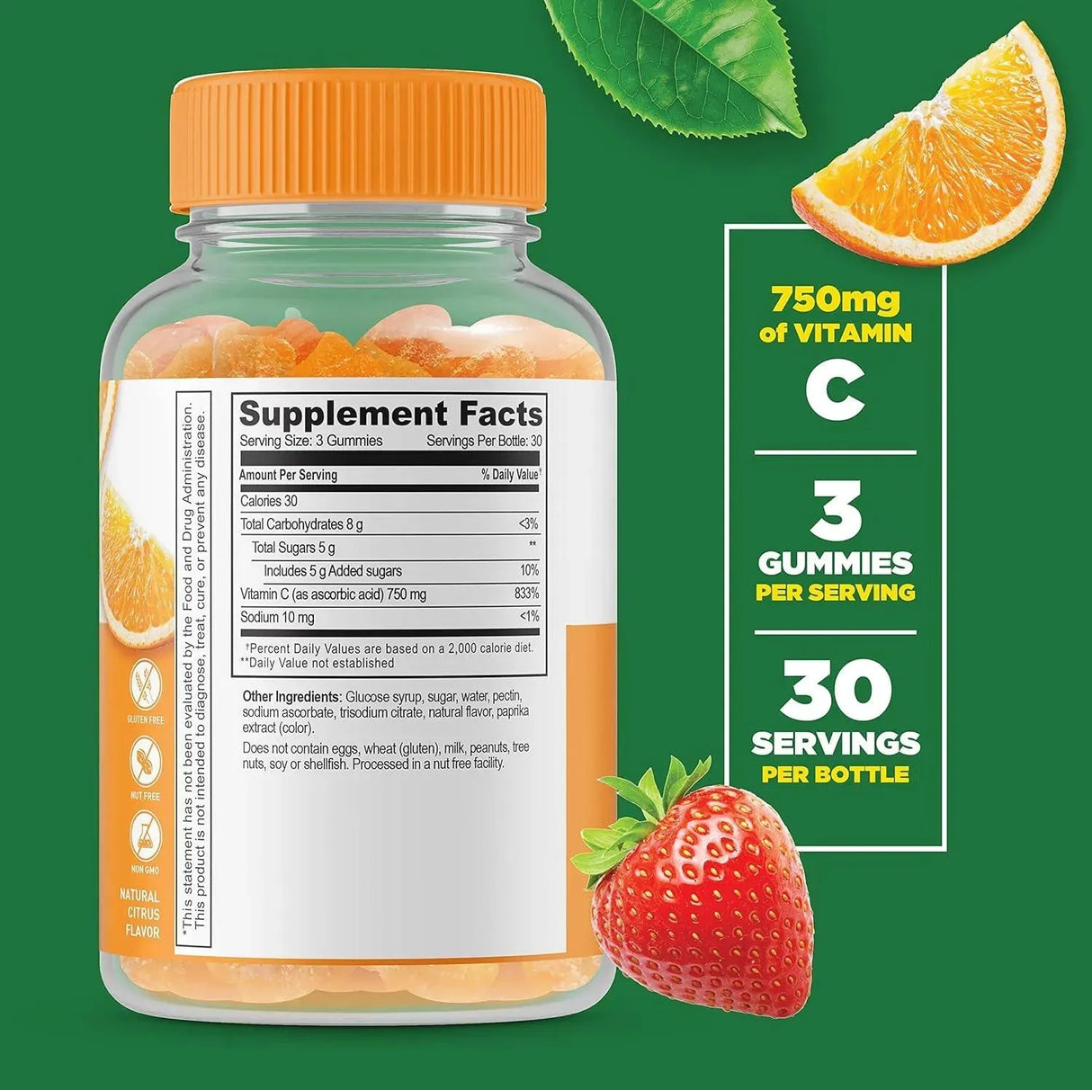 LIFEABLE - Lifeable Vitamin C 700Mg. 90 Gomitas - The Red Vitamin MX - Suplementos Alimenticios - {{ shop.shopifyCountryName }}